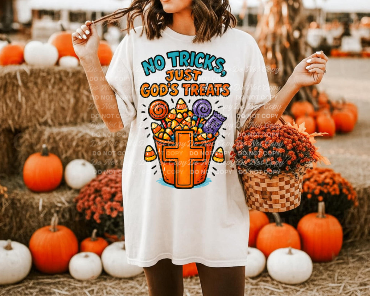 No Tricks just gods treats revel 113202 DTF transfer