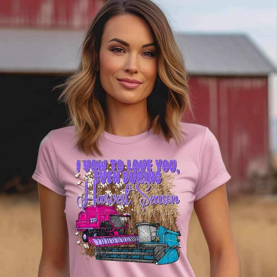 I vow to love you even during harvest season  (CCC) 20741 DTF transfer