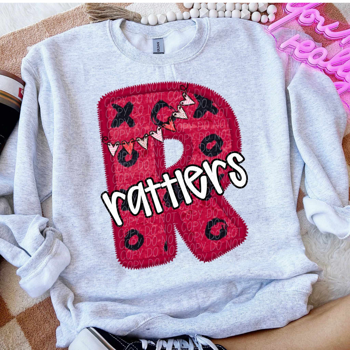 R rattlers valentine (CITY) 77902 DTF transfer