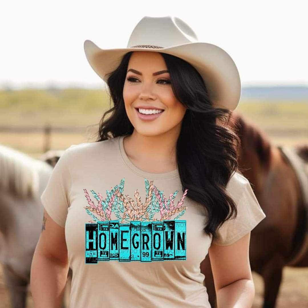 Homegrown license plates (CCC) 20735 DTF transfer