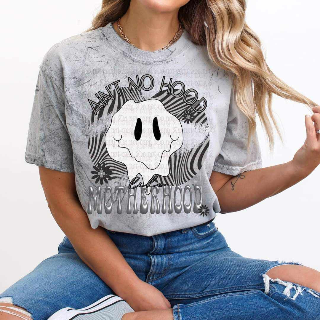 Aint no hood like motherhood ghost (MCDD) 31139 DTF transfer