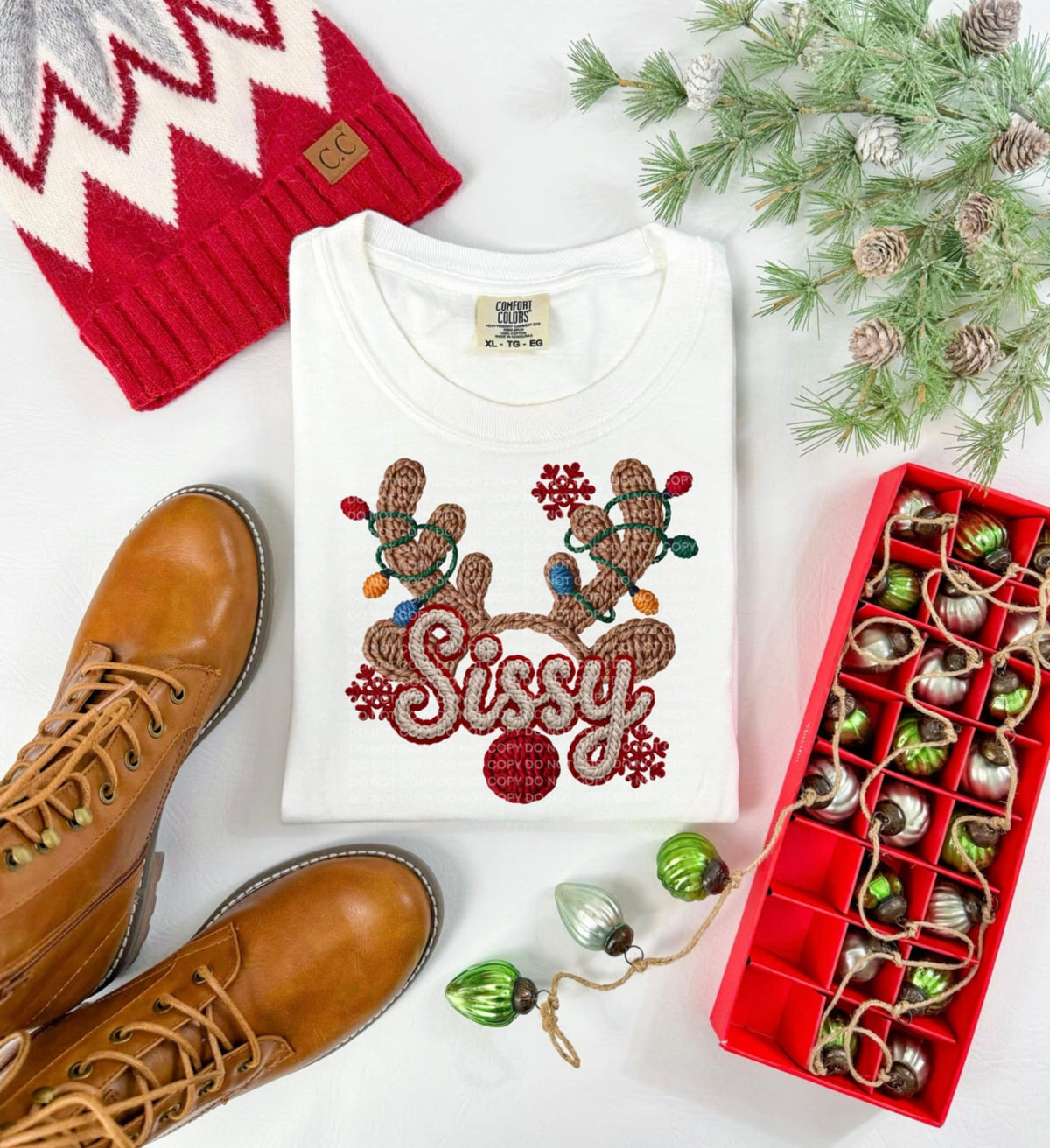 Sissy Christmas Reindeer (SCG) DTF Transfer