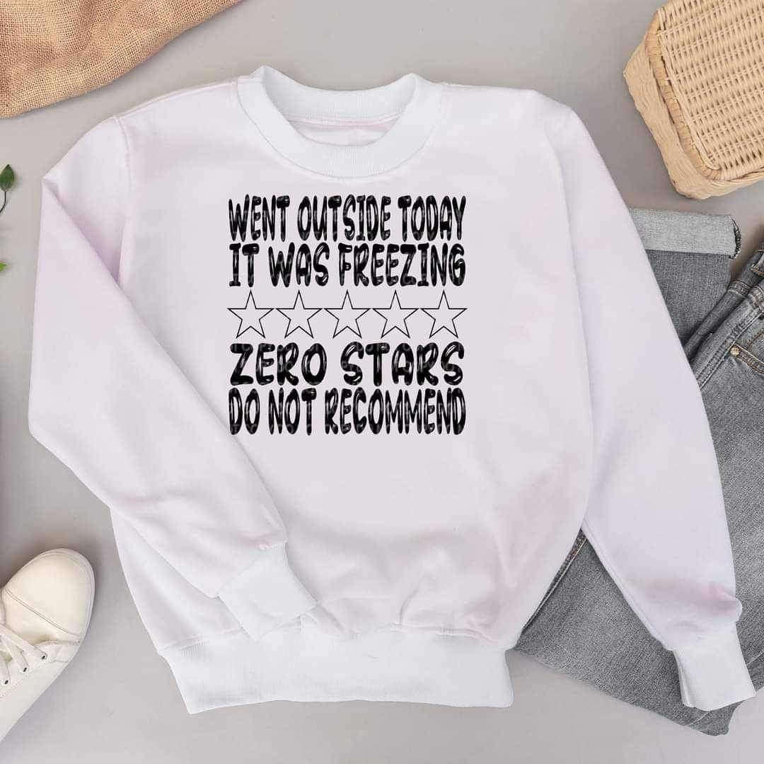 Went outside today it was freezing zero stars do not reccommend BLACK (CCC) 20687 DTF transfers