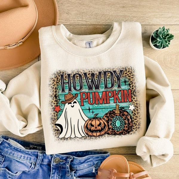 Howdy pumpkin western 41891 DTF transfer