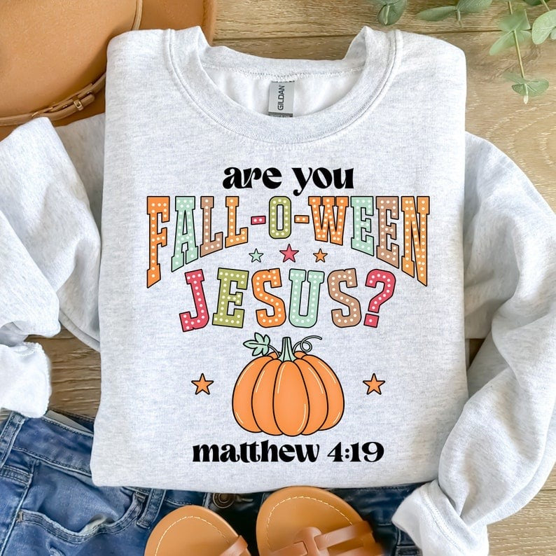 Are you fall-o-ween jesus 41888 DTF transfer