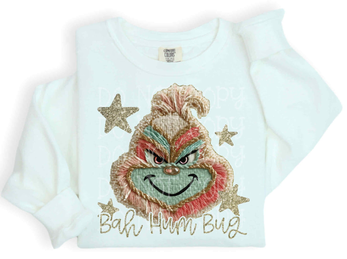 Bah Hum Bug Green Guy (c’s) DTF Transfer