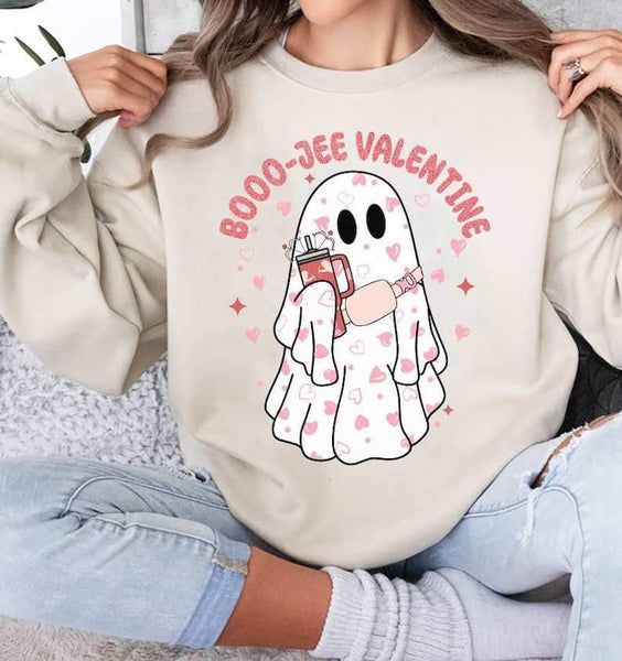 Boo-jee valentine ghost 20655 DTF transfer