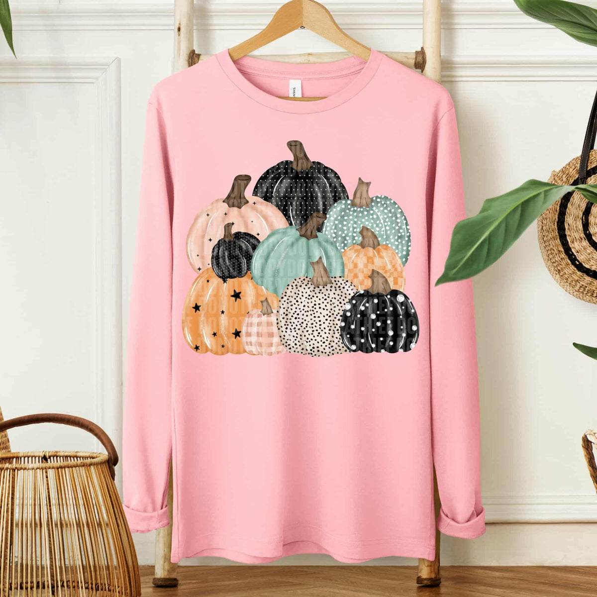 Stacked Pumpkins collage (SDD) DTF transfer