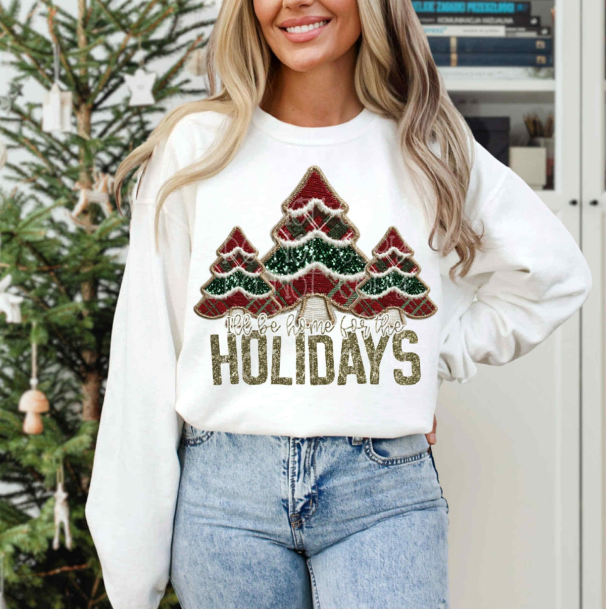 Home for the holidays trees (c’s) DTF Transfer