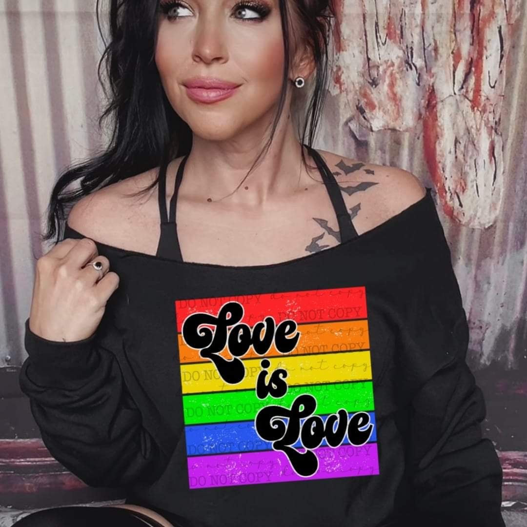 Love is love (DD) 31159 DTF transfer
