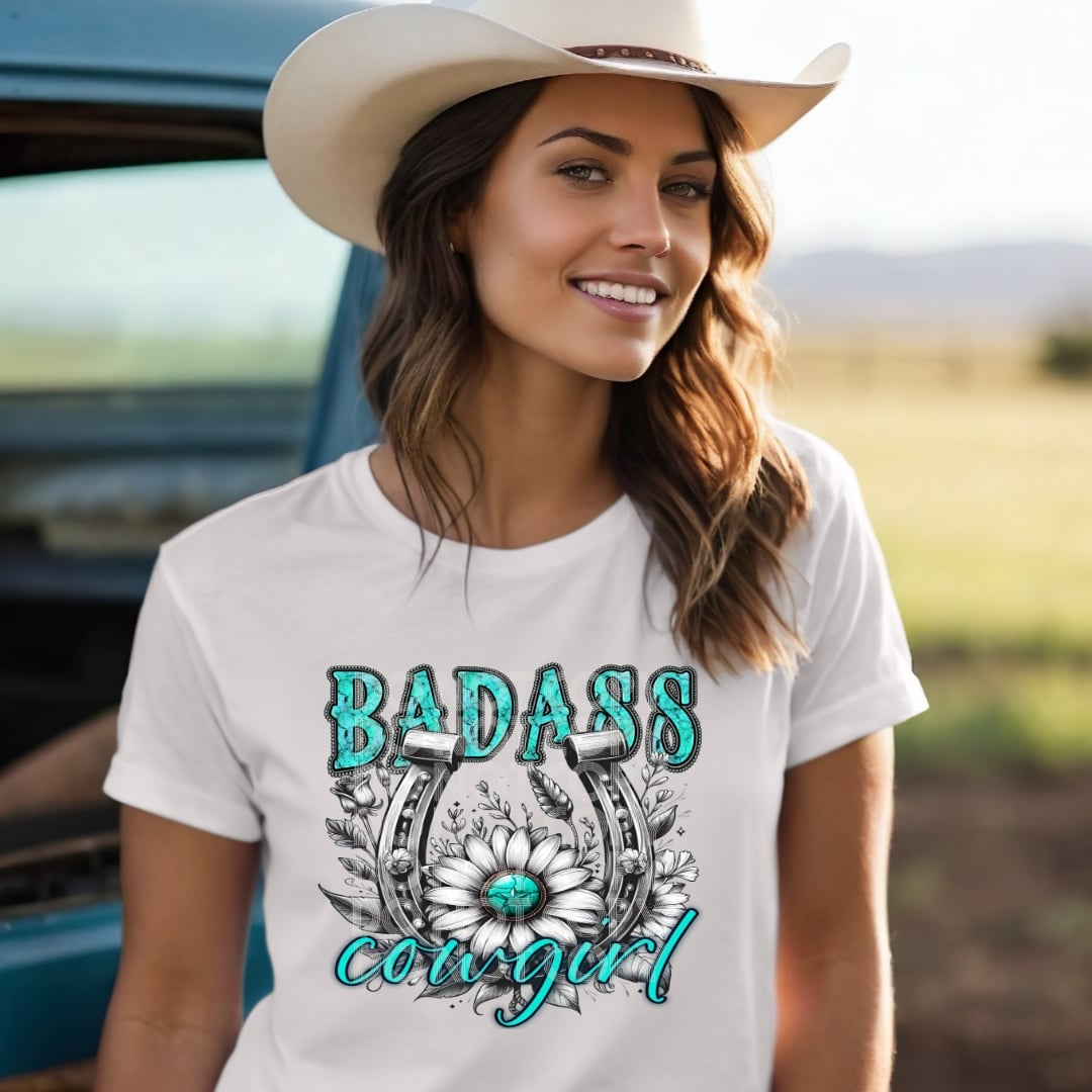 Badass cow girl (DD) 31148 DTF transfer