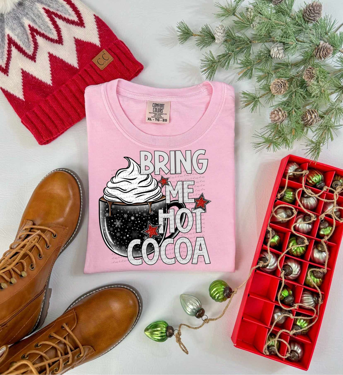 Bring me hot cocoa mug 62673 DTF transfer