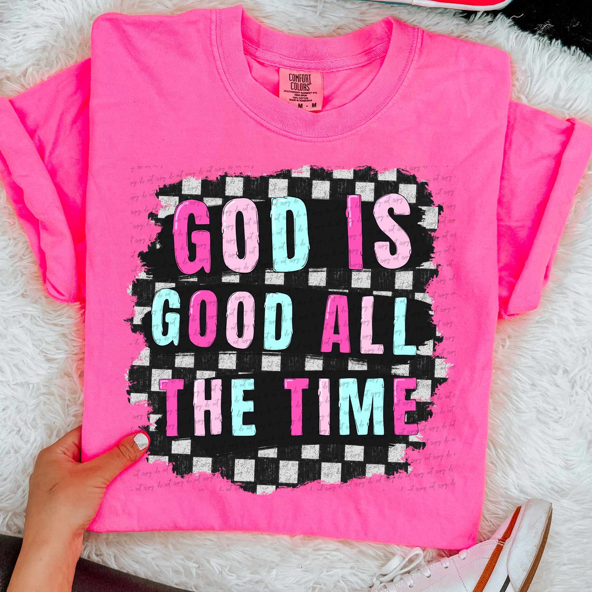 God is good all the time (SAL) 31256 DTF transfer