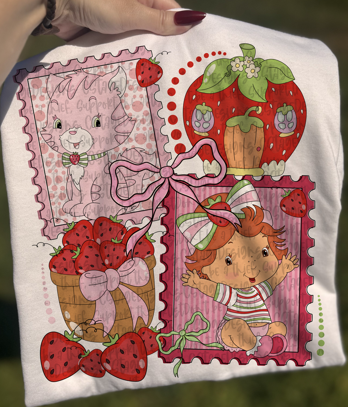 Strawberry stamp (Cstage) DTF Transfer