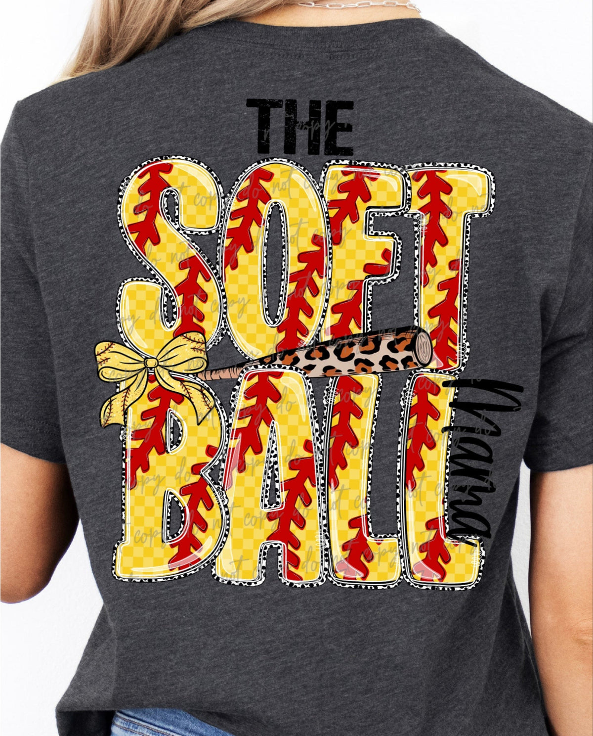 The Softball mama (VIRGO) DTF transfer