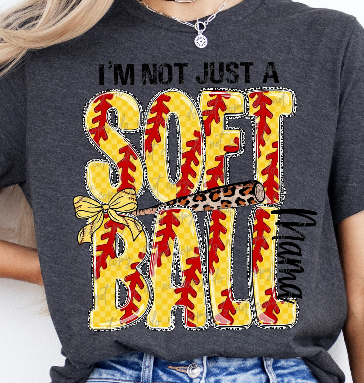 I'm not just a Softball mama (VIRGO) DTF transfer