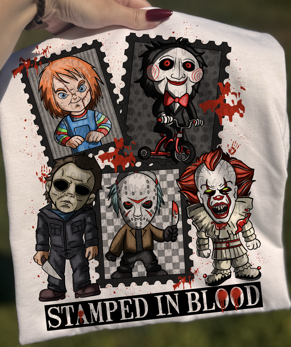 Stamped in blood (Cstage) DTF Transfer