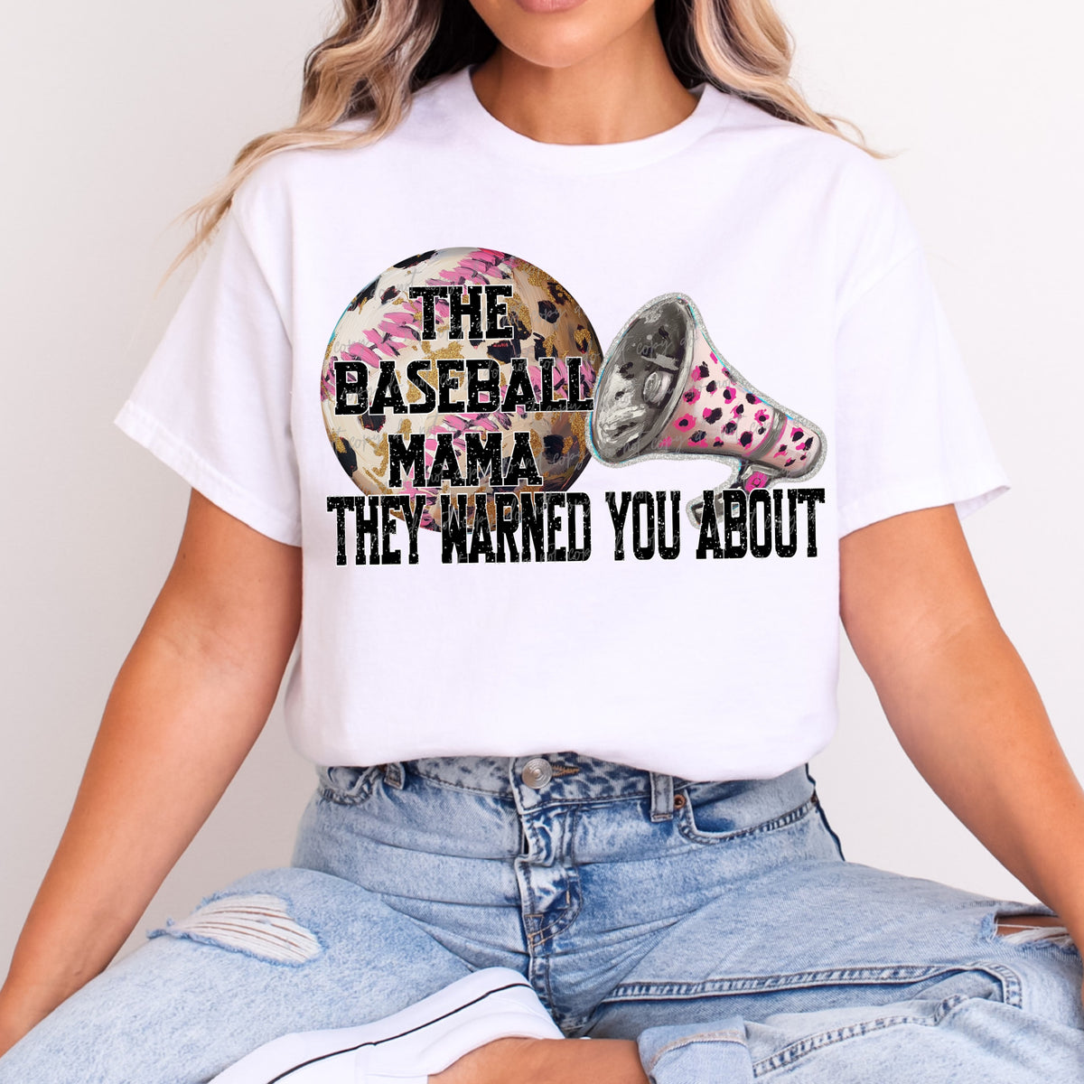 The baseball mama they warned you about (VIRGO) DTF transfer