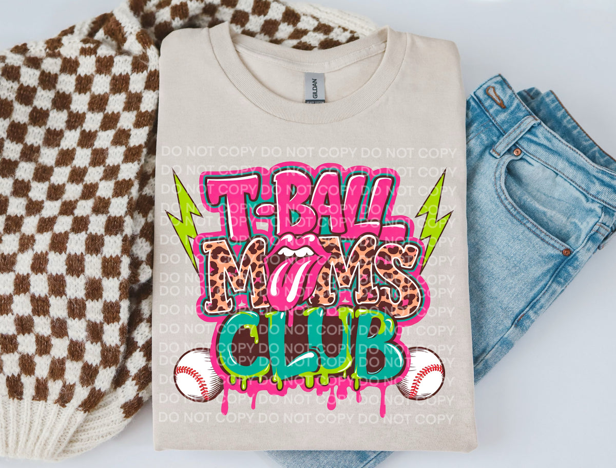 T-ball Moms Club (SCG) DTF transfer