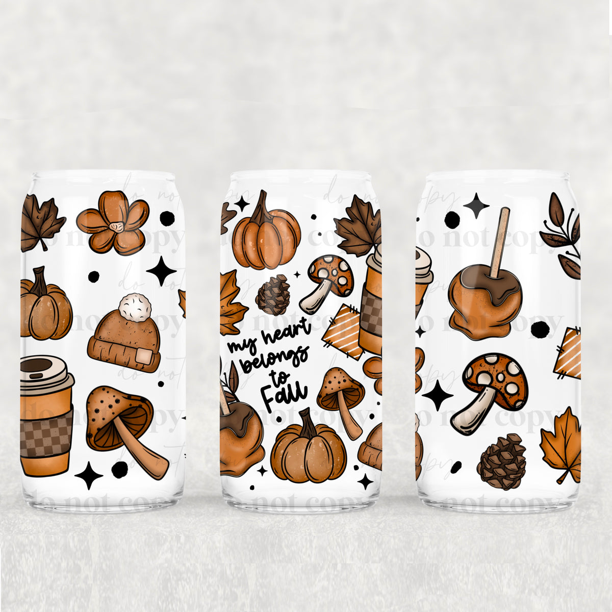 0080 my heart belongs to fall (CSC) UV DTF WRAP