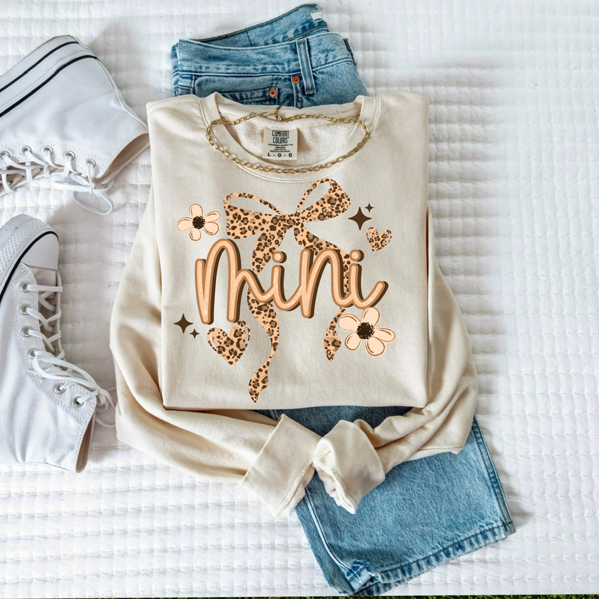 Mini leopard bow (CSC) DTF Transfer