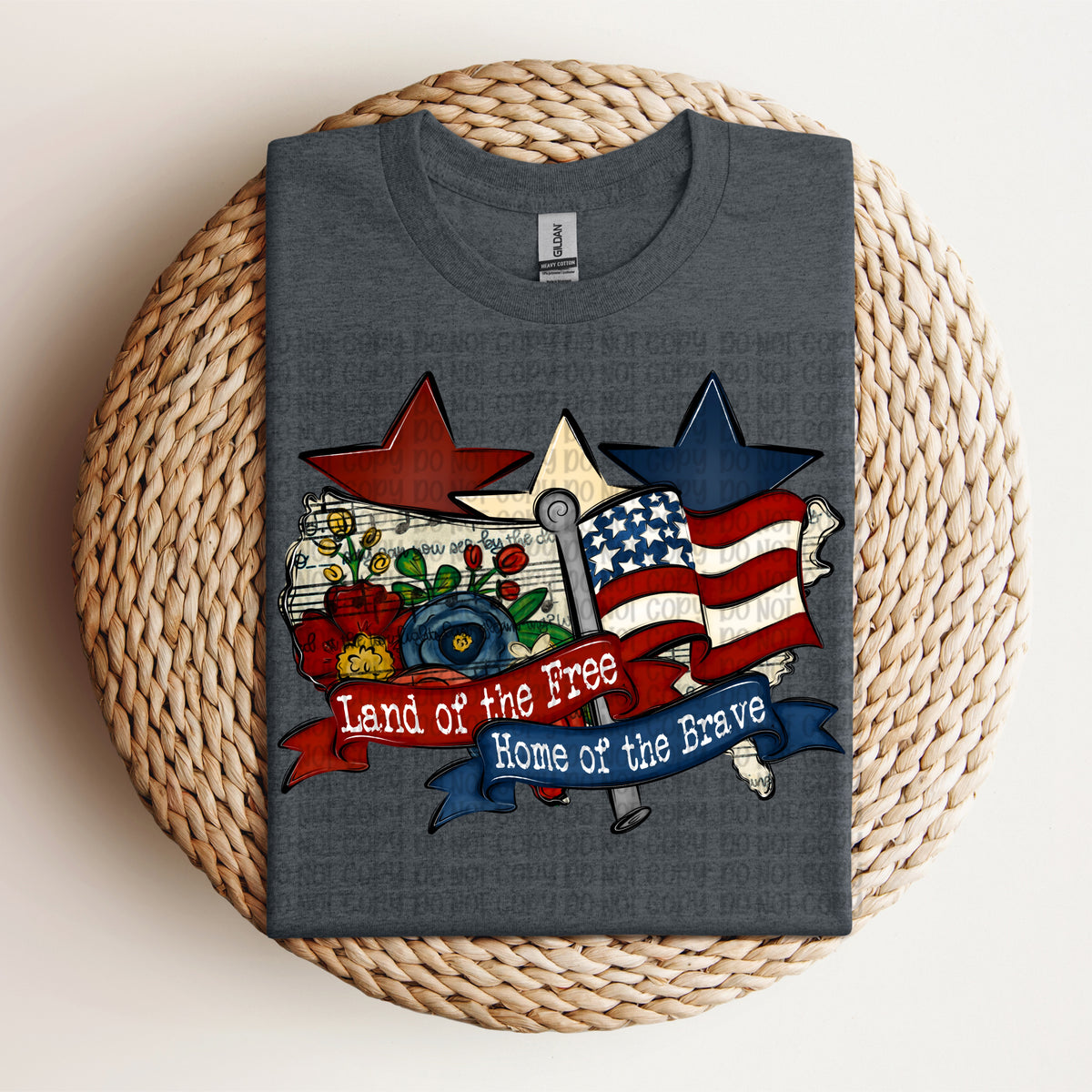 Land of the free home of the brave scribe (VP) DTF