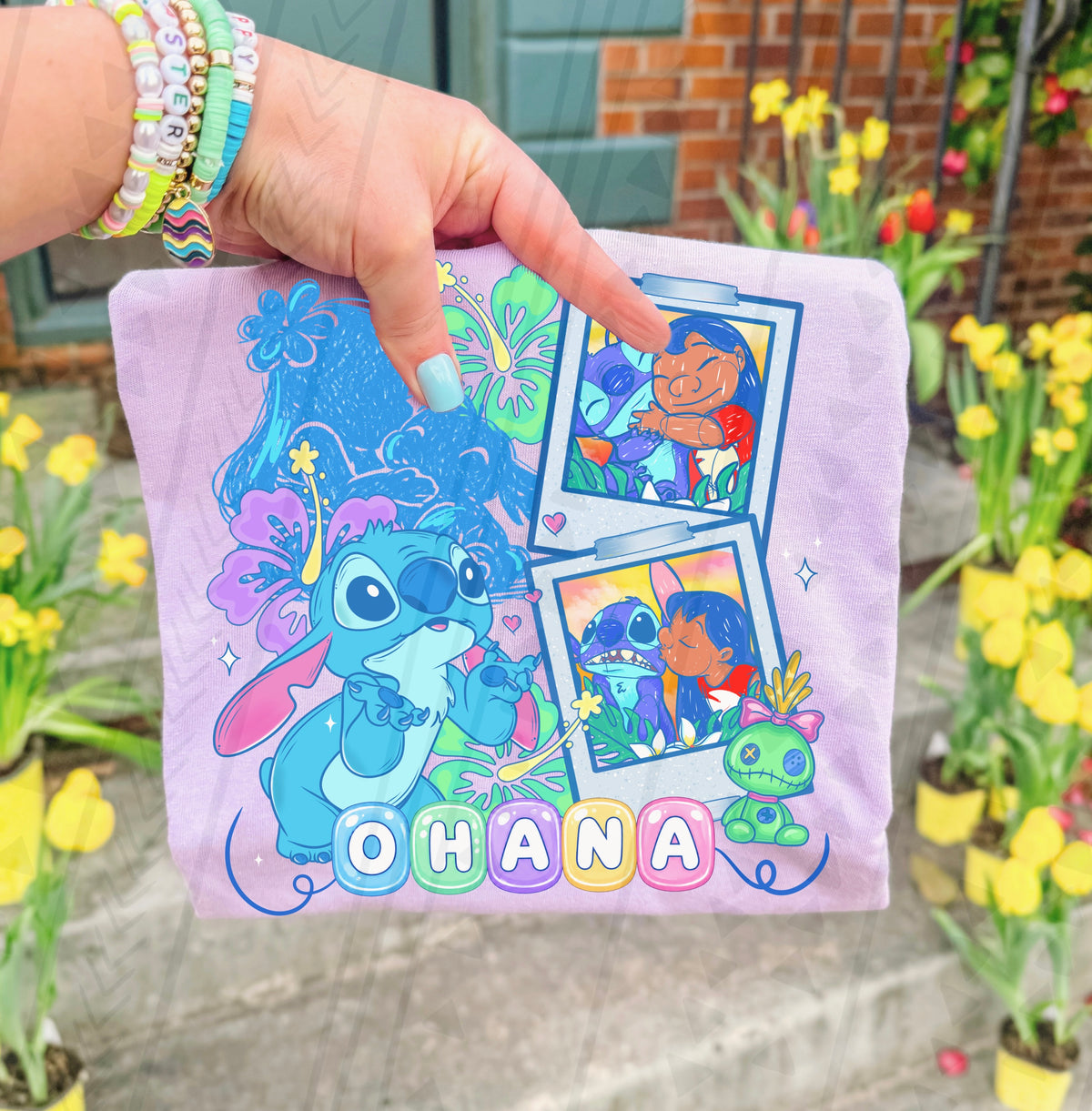 Ohana polaroid cards (Kai) DTF Transfer