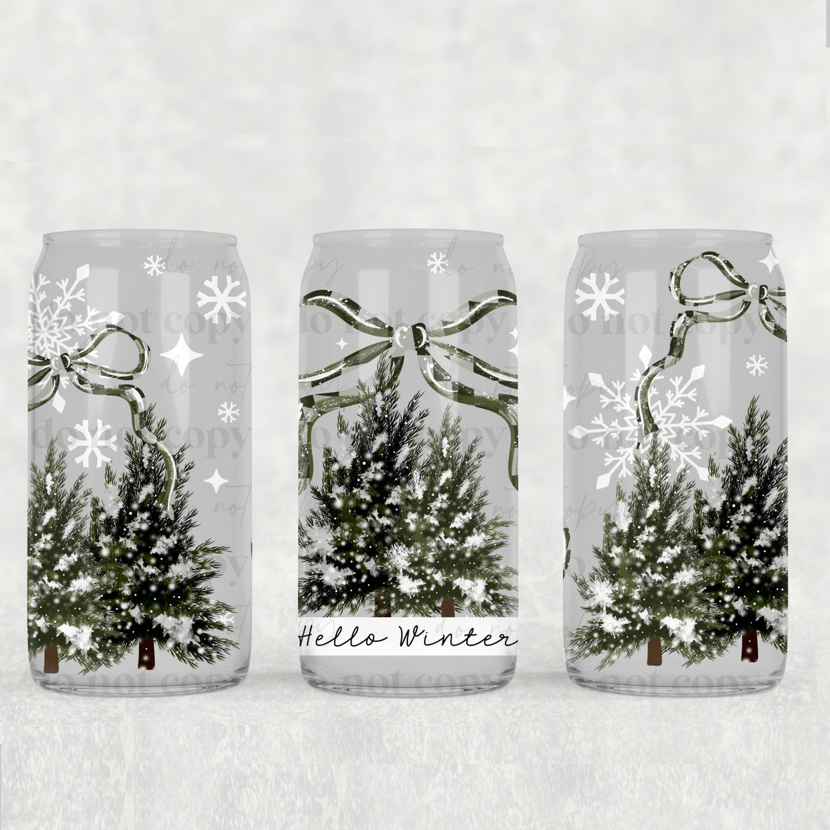 0230 hello winter (CSC) UV DTF WRAP