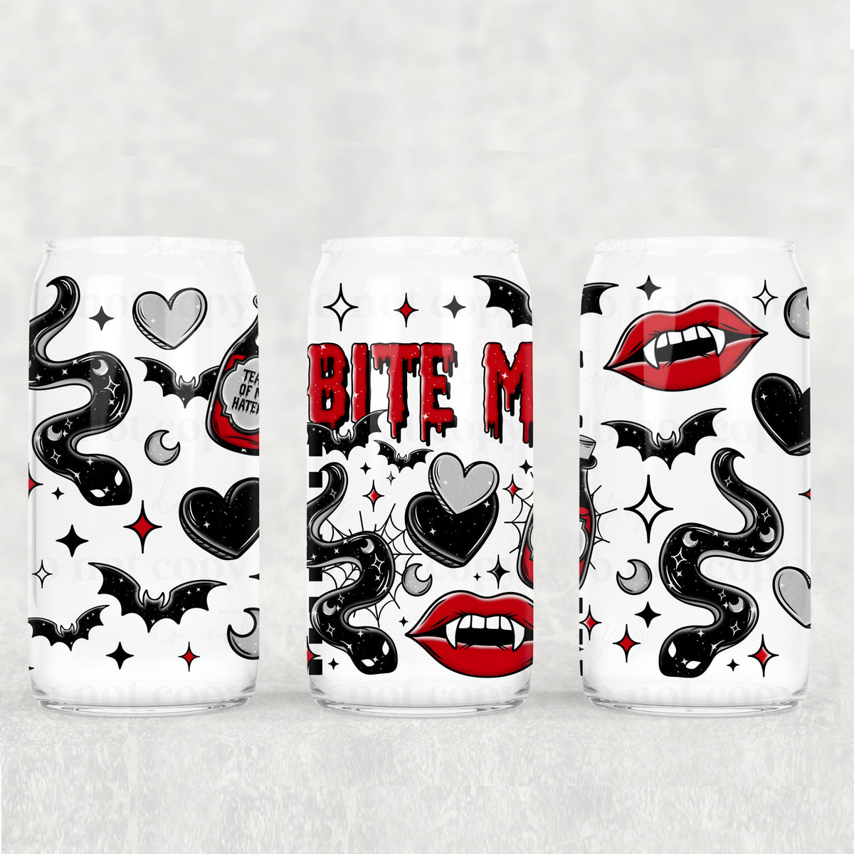 0249 bite me black (CSC) UV DTF WRAP