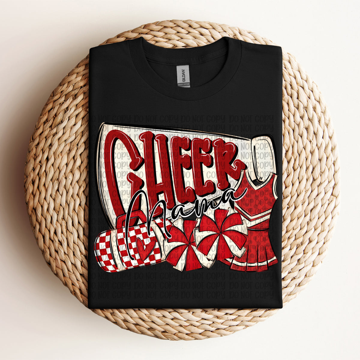 Cheer mama red (VP) DTF Transfer