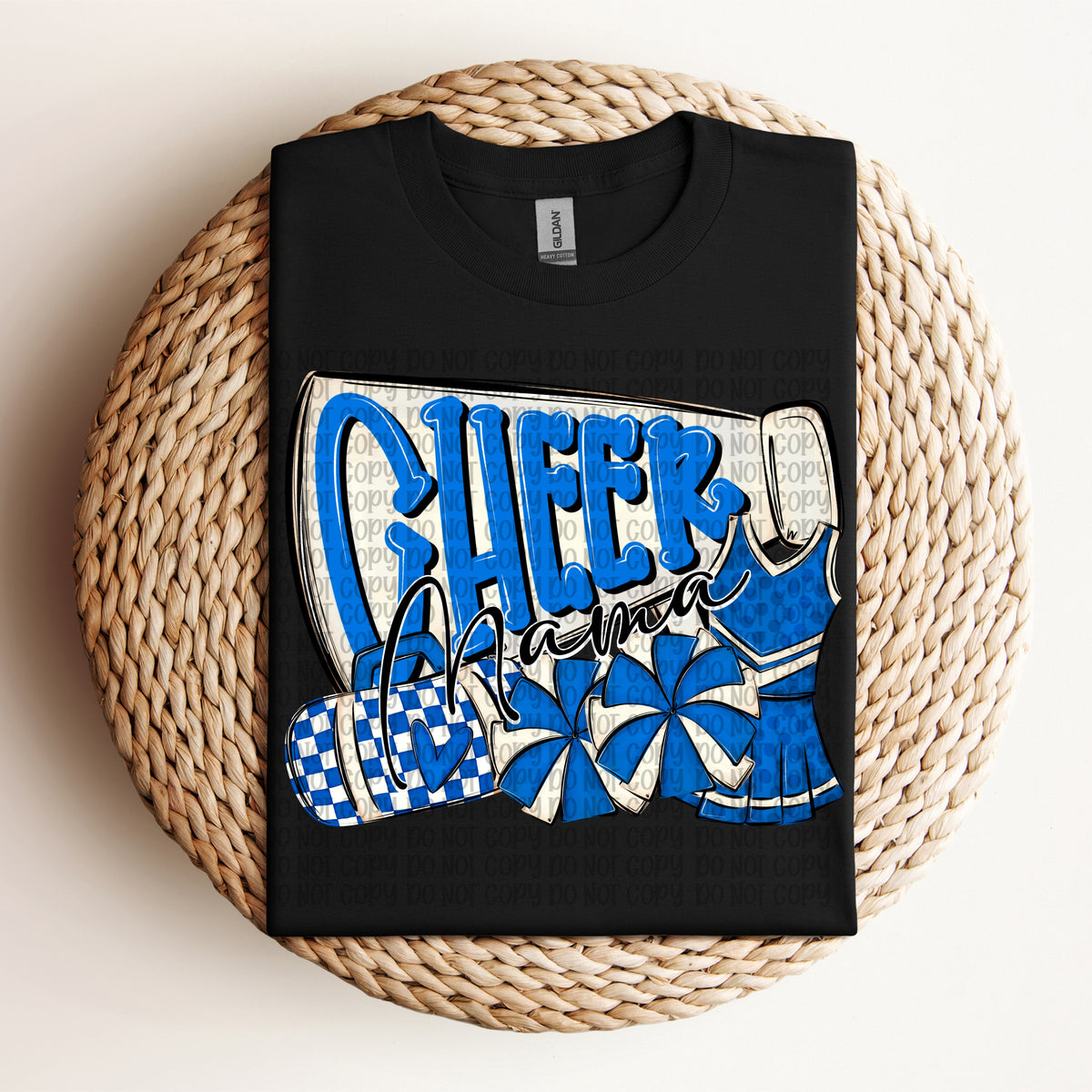 Cheer mama blue (VP) DTF Transfer