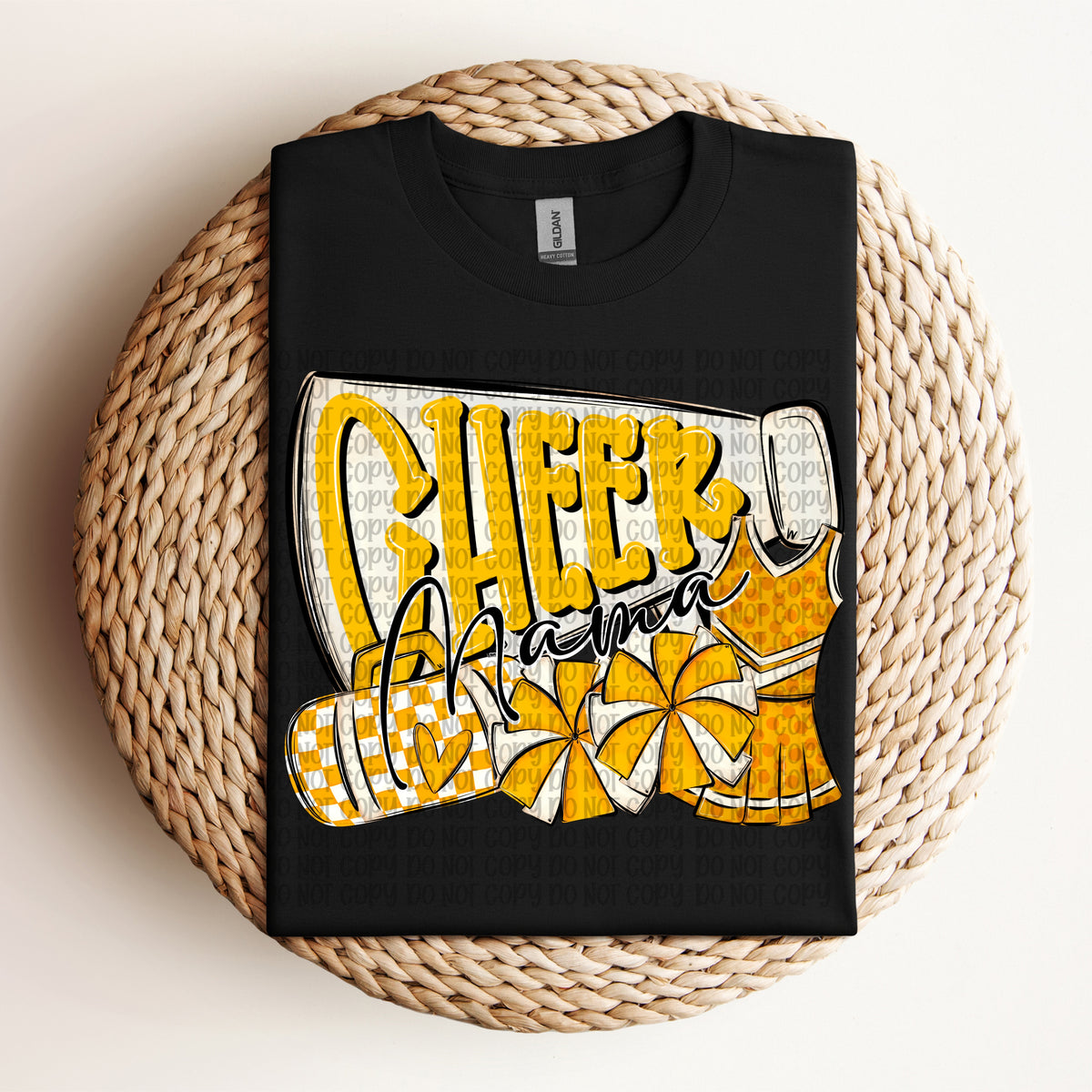 Cheer mama yellow (VP) DTF Transfer