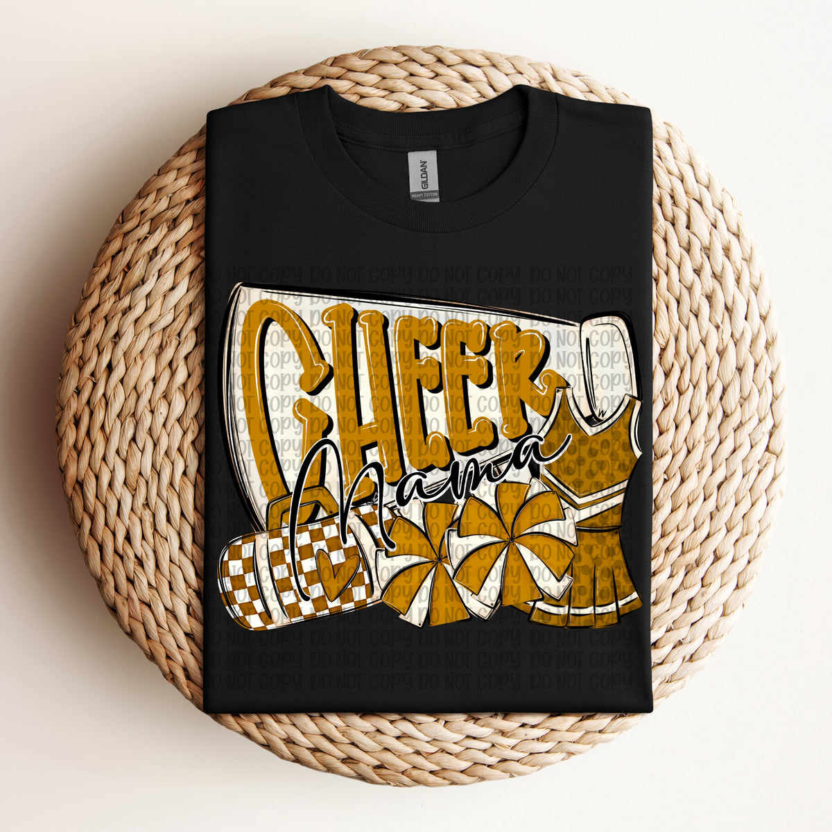 Cheer mama gold (VP) DTF Transfer