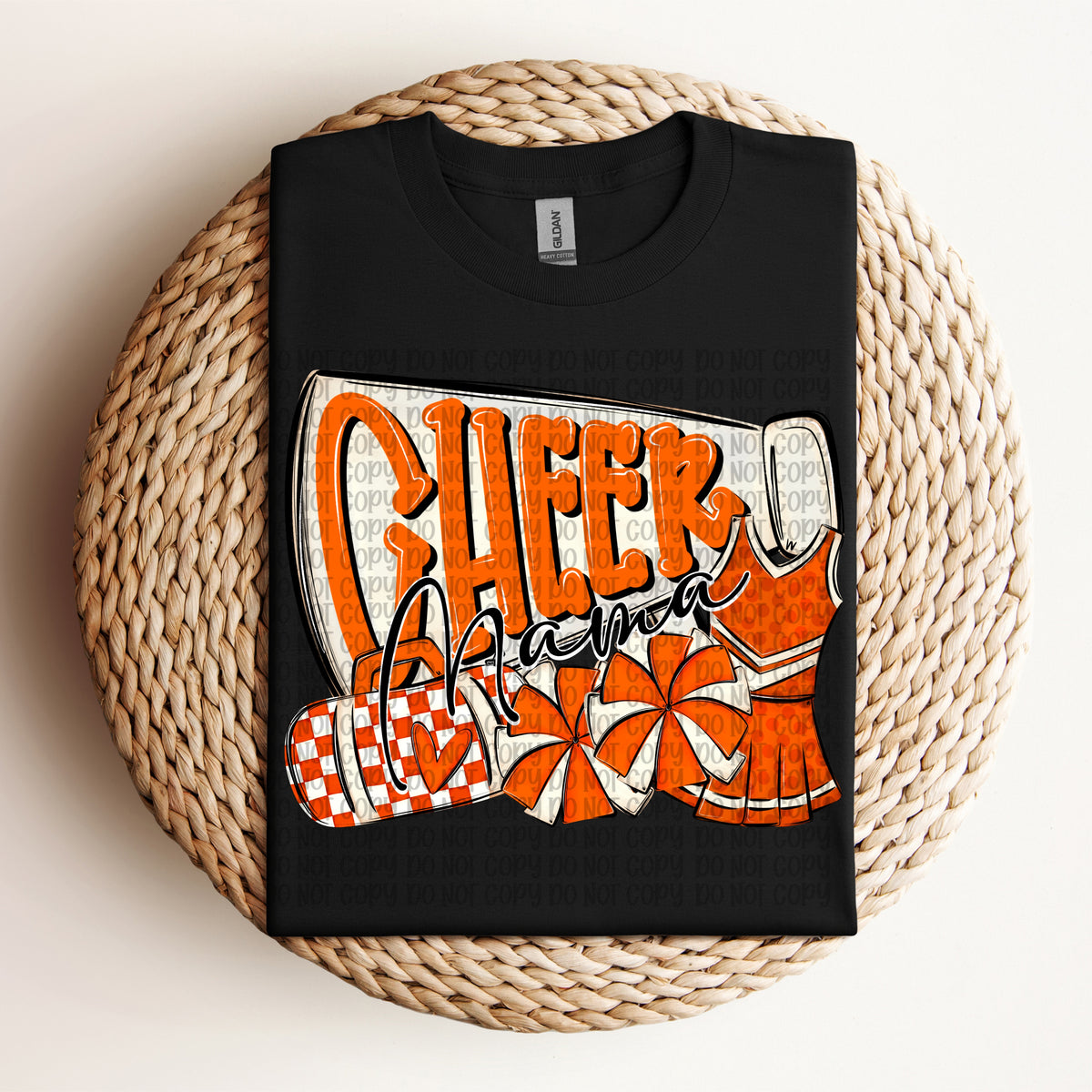 Cheer mama orange (VP) DTF Transfer