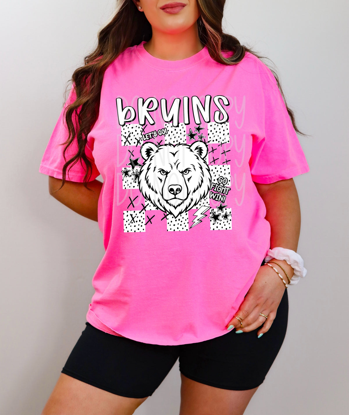 Bruins Dotties and Doodles (PH) DTF Transfer