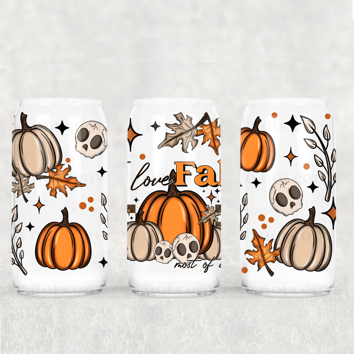 0303 i love fall (CSC) UV DTF WRAP