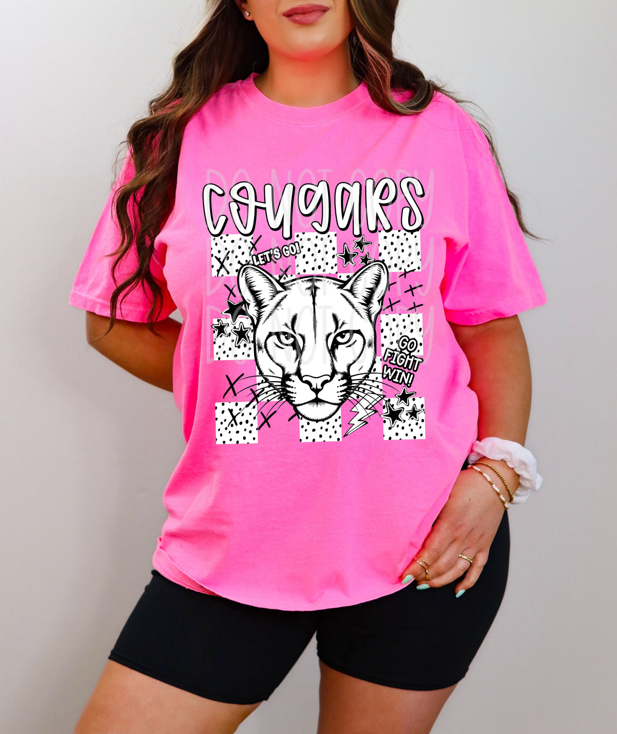 Cougars Dotties and Doodles (PH) DTF Transfer