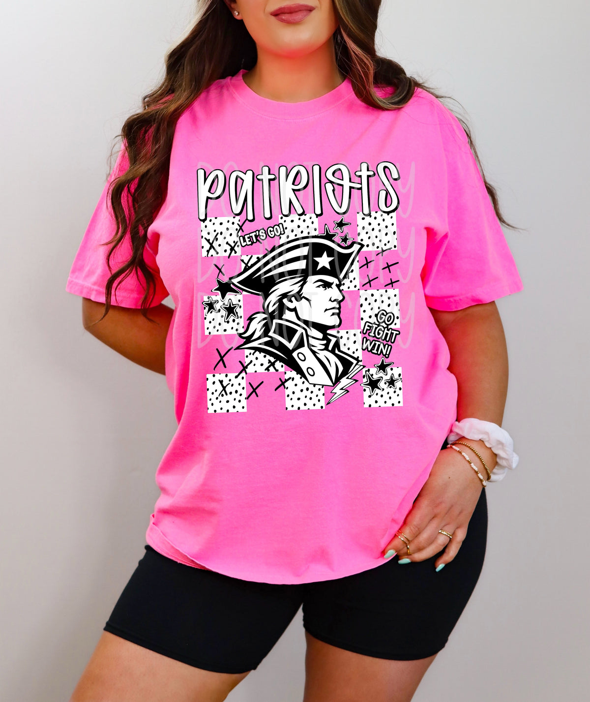 Patriots Dotties and Doodles (PH) DTF Transfer