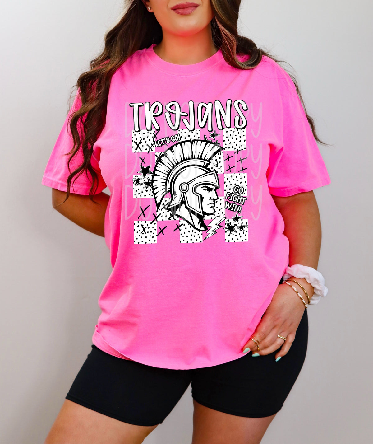 Trojans Dotties and Doodles (PH) DTF Transfer
