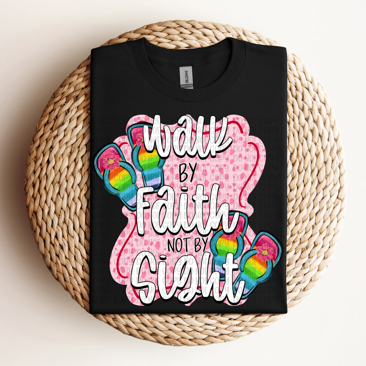 Walk by faith not by sight (VP) DTF Transfer