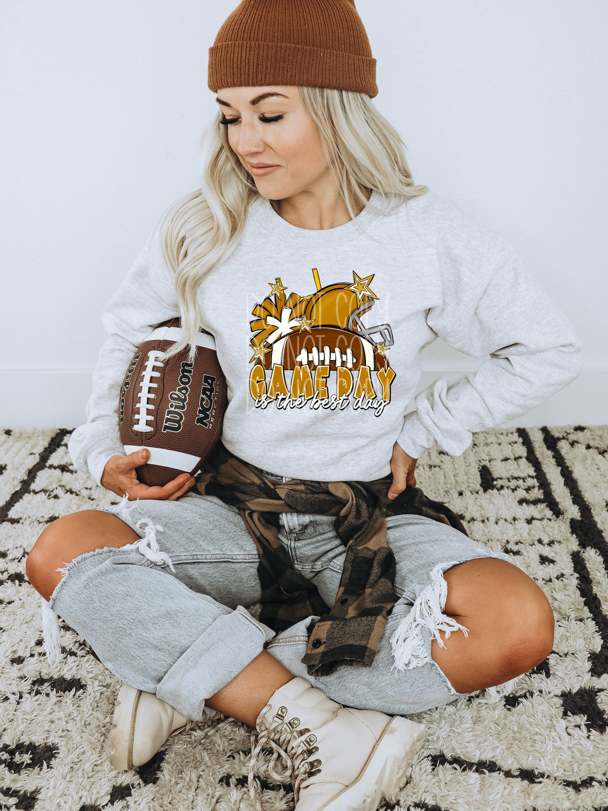 Game day is the best day GOLD (PH) 109363 DTF transfer