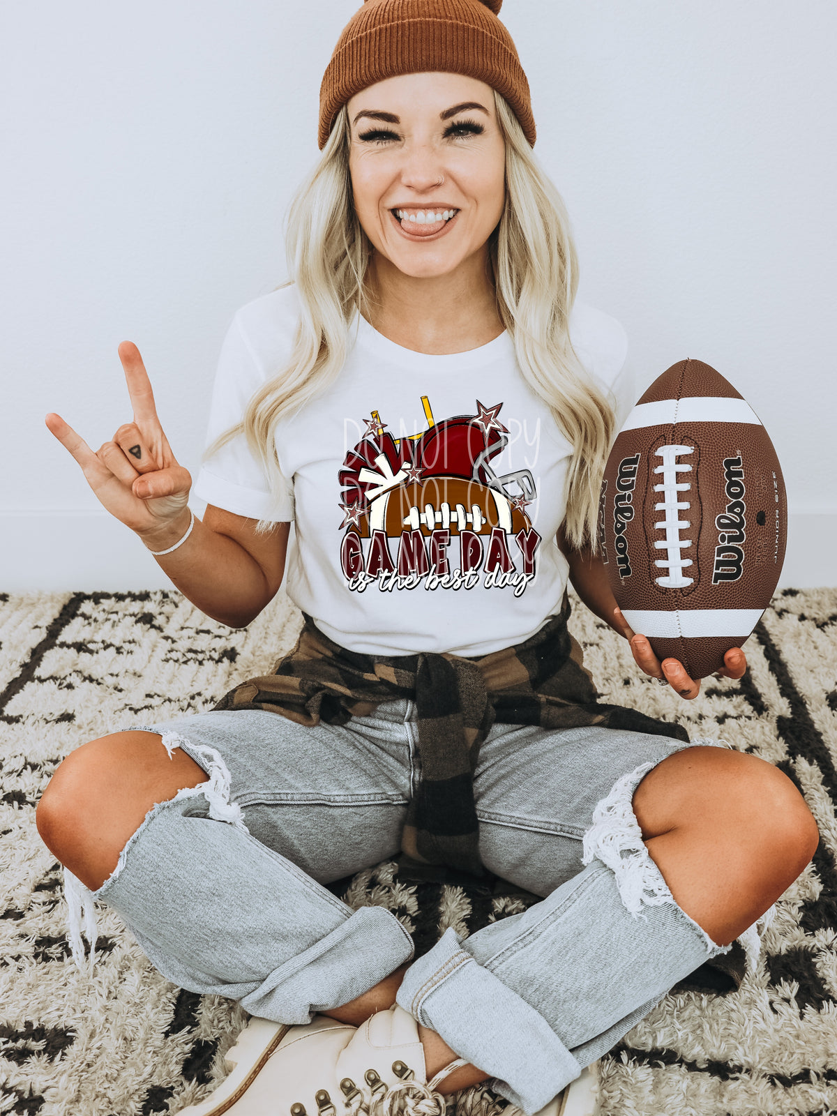 Game day is the best day MAROON (PH) 109359 DTF transfer
