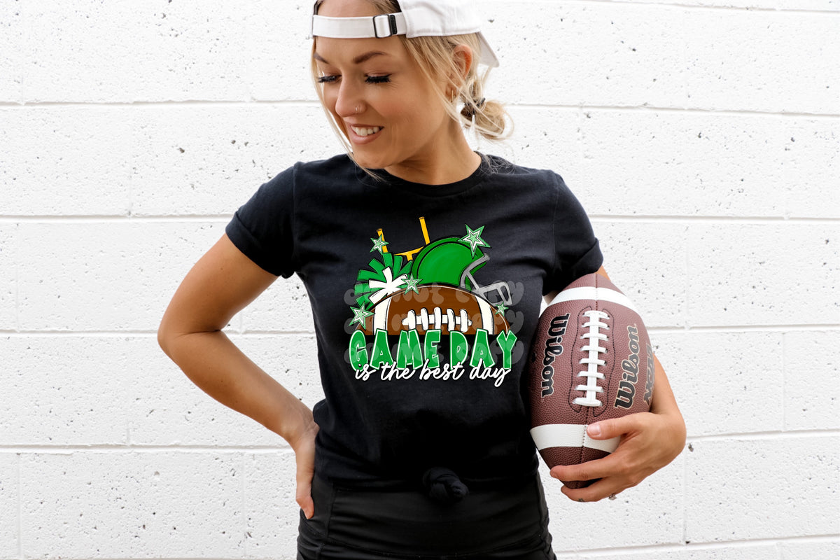 Game day is the best day GREEN (PH) 109366 DTF transfer