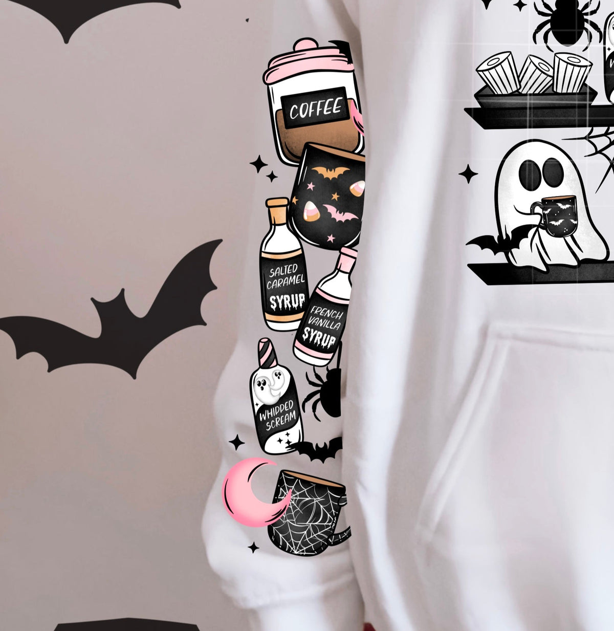 Halloween Coffee Shelf SLEEVE (CSC) 102990 DTF transfer