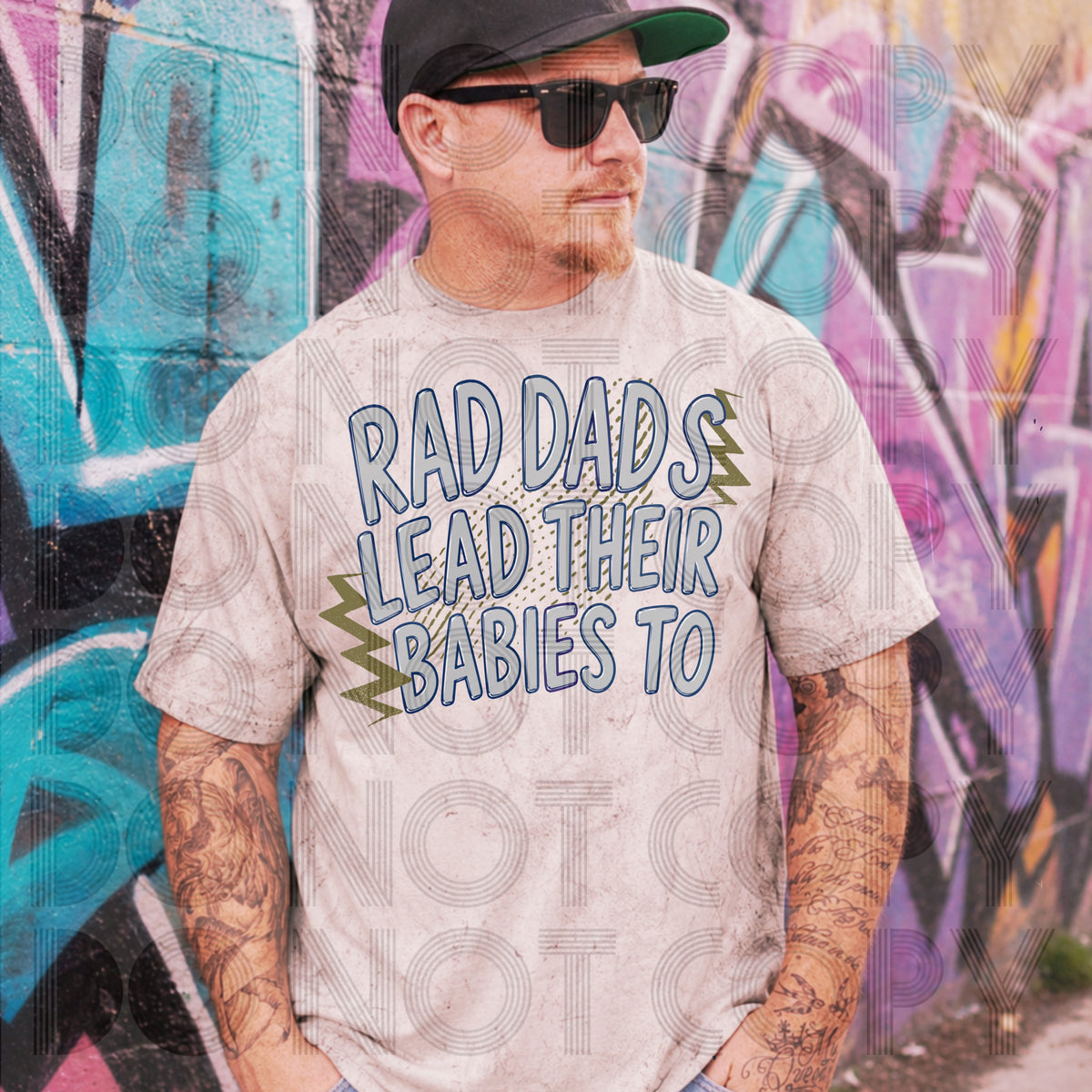 Rad dad's lead their babies to (Renewed) DTF Transfer