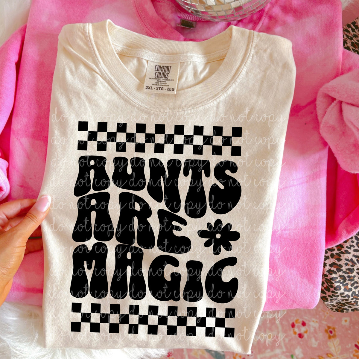Aunts are magic (BLACK) (MMD) DTF Transfer