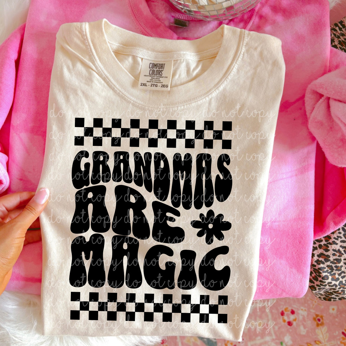 Grandmas are magic (BLACK) (MMD) DTF Transfer