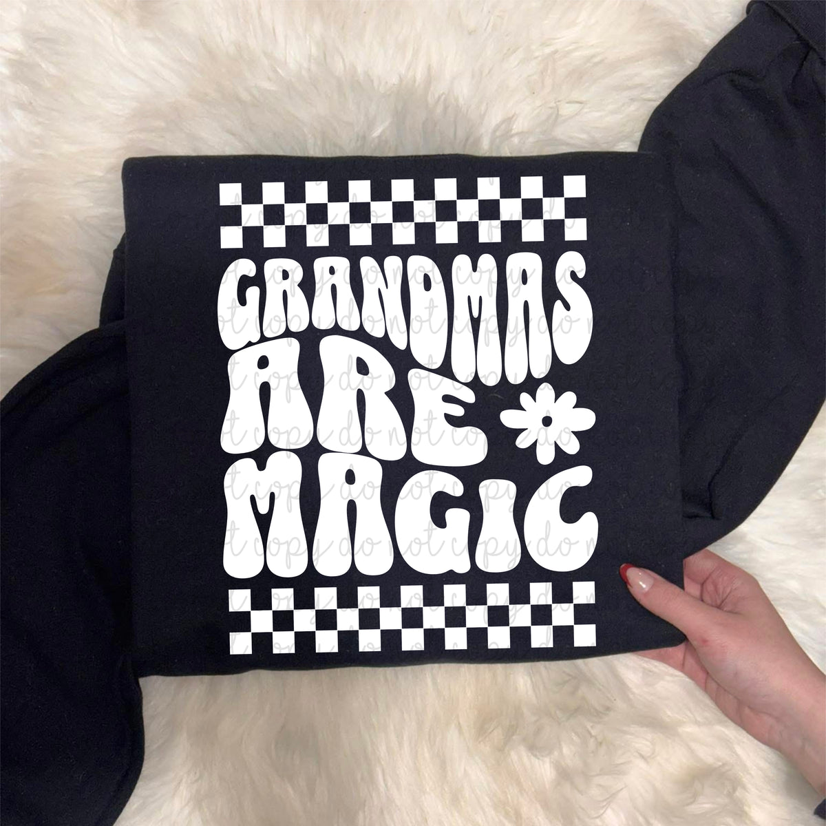 Grandmas are magic (WHITE) (MMD) DTF Transfer