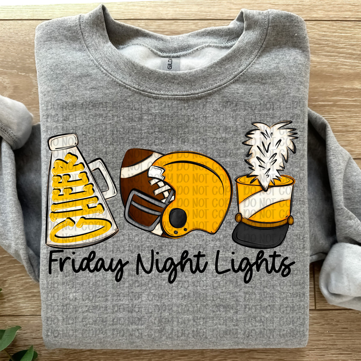 Friday night lights yellow (VP) DTF Transfer