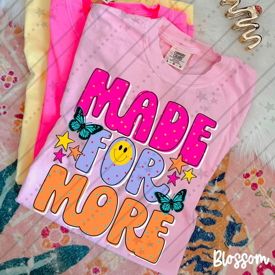 Made for more pink purple and orange (Carter) DTF Transfer